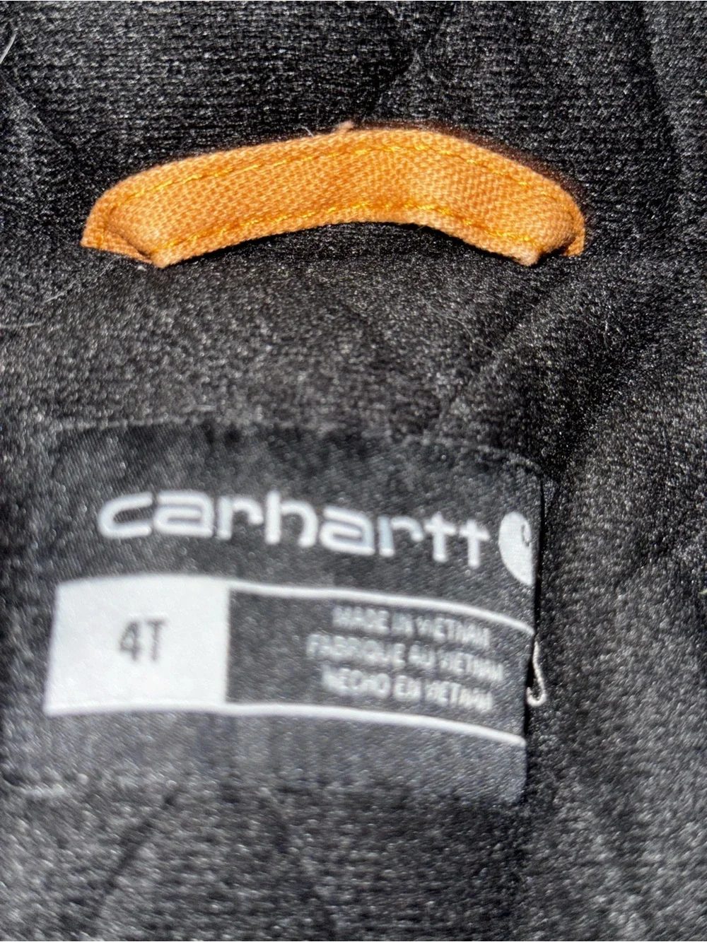 Carhartt Brown/Tan Hooded Work Jacket